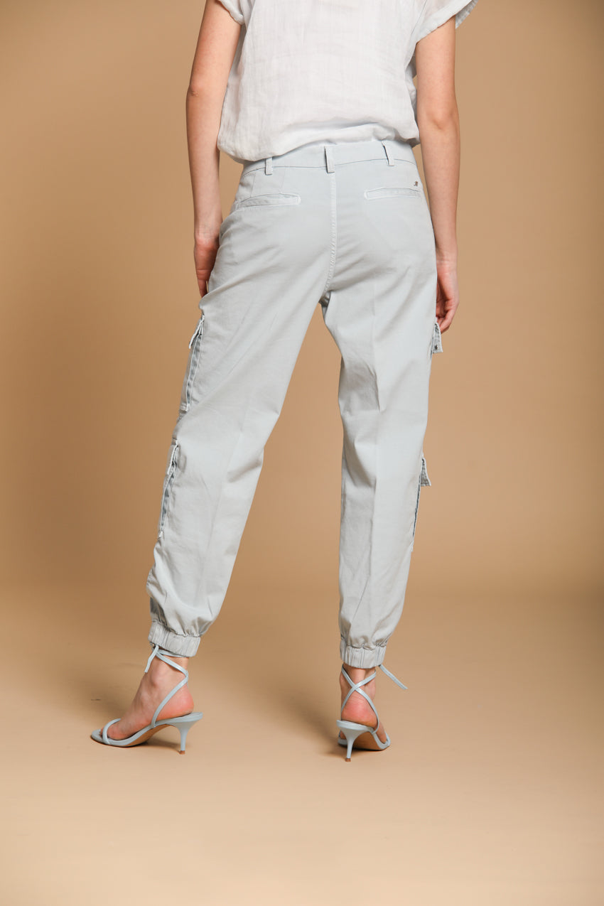 Evita Cargo women's cargo pants in gabardine relaxed fit