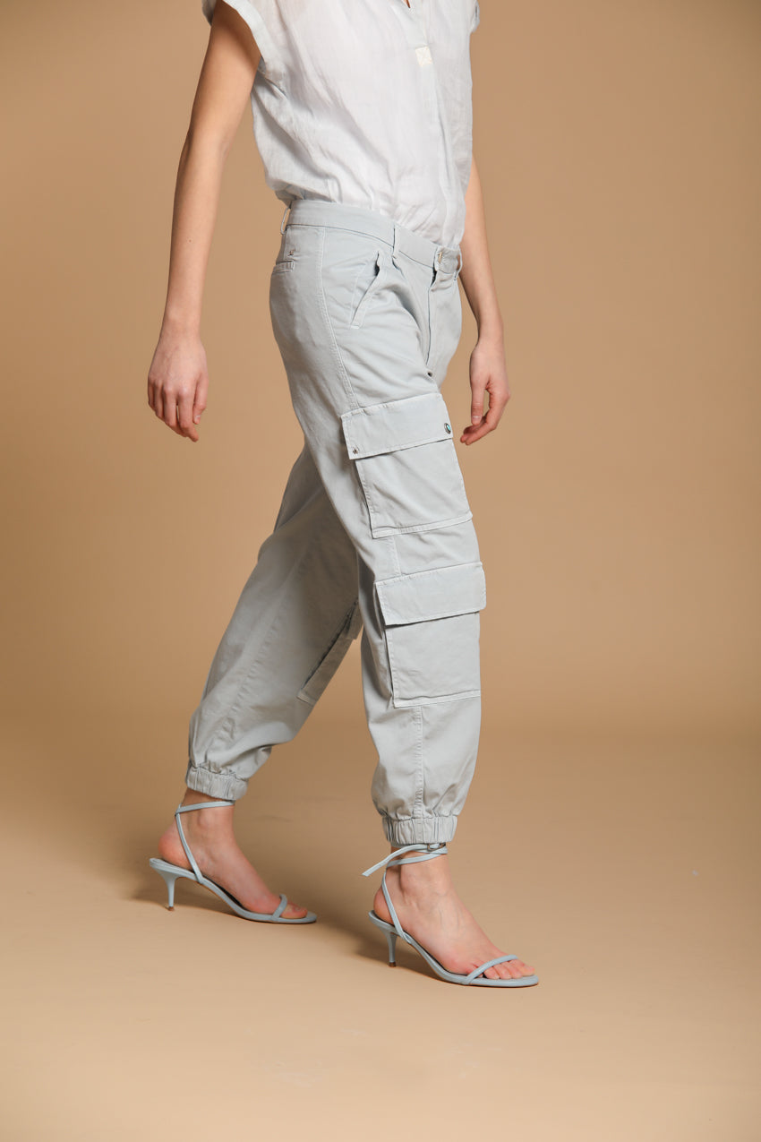 Evita Cargo women's cargo pants in gabardine relaxed fit