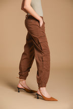 Evita Cargo women's cargo pants in gabardine relaxed fit