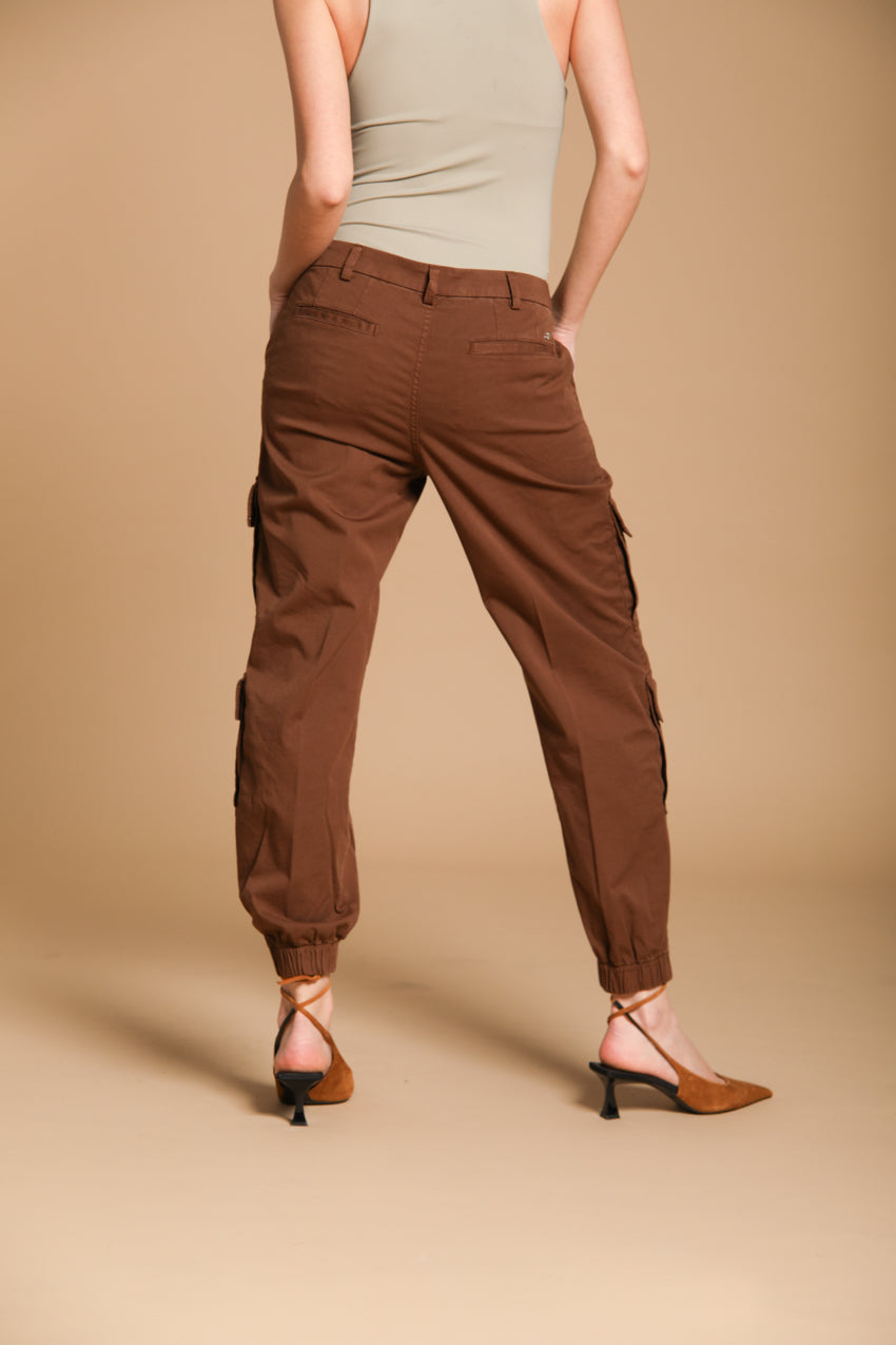 Evita Cargo women's cargo pants in gabardine relaxed fit