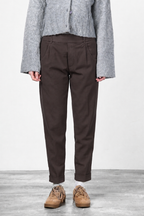 New York Jogger pantalón chino de mujer en twill stretch relaxed fit