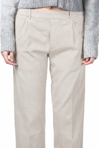 New York Jogger pantalón chino de mujer en twill stretch relaxed fit