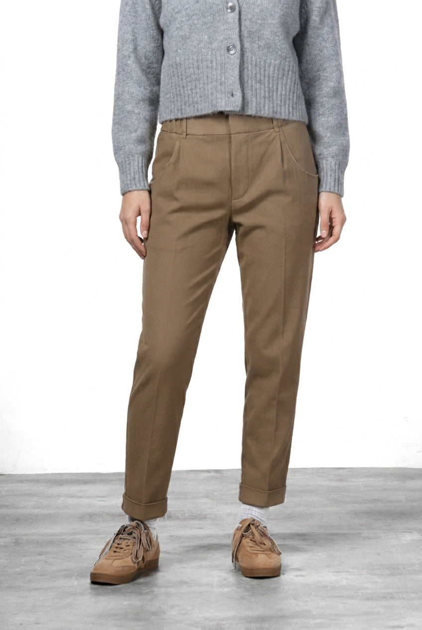 New York Jogger women’s chino pants in stretch twill with relaxed fit