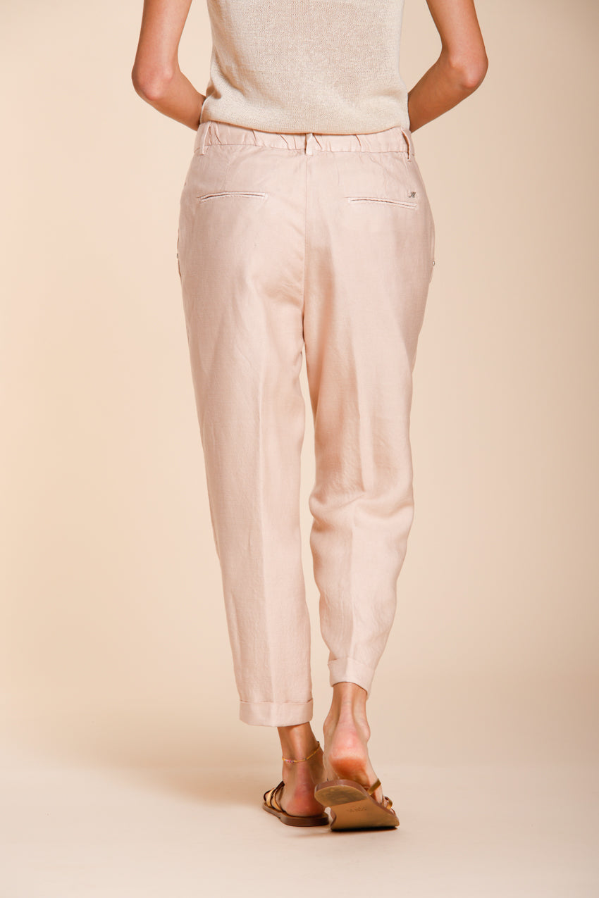 Linda Summer pantalone chino donna in canvas relaxed fit