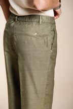 Linda Summer pantalone chino donna in canvas relaxed fit