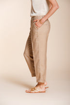 Linda Summer pantalon chino femme en canvas relaxed fit