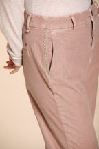 Foto 2 New York Cozy pantalone chino donna in velluto 1000 righe carrot fit