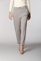 New York Cozy Damen-Chinohose aus Gabardine carrot fit