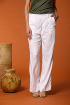 New York Cozy Straight pantalone chino jogger donna in modal straight fit
