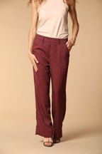 New York Cozy Straight pantalone chino jogger donna in modal straight fit