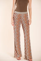 Easy Straight Elax pantalón chino jogger mujer en punto lurex straight fit