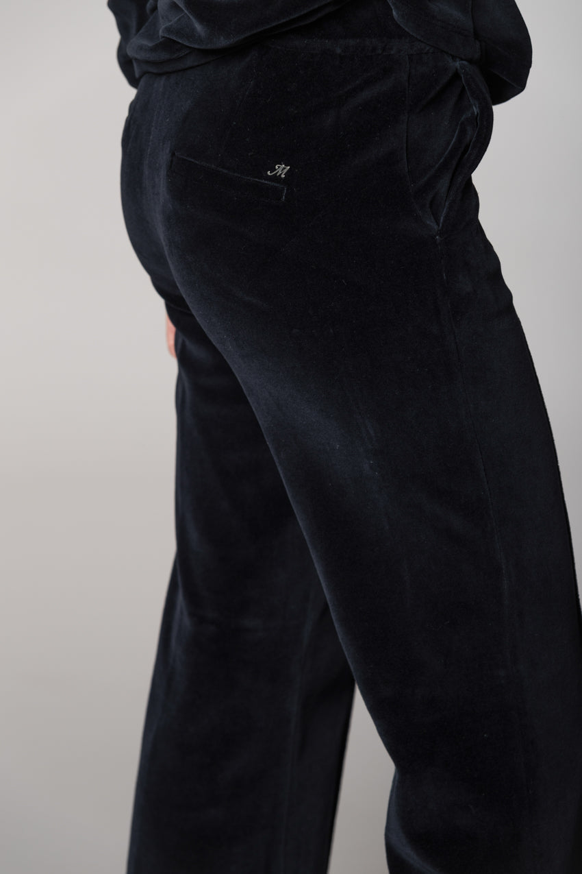 Easy Straight women's chino trousers in chenille jersey straight fit