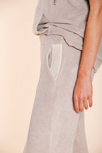 Easy Straight pantalón chino jogger mujer de punto rizo straight fit