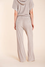 Easy Straight pantalón chino jogger mujer de punto rizo straight fit