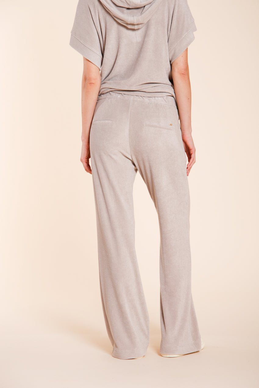 Easy Straight pantalón chino jogger mujer de punto rizo straight fit