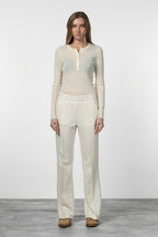 Easy Straight Chinohose für Damen aus Jersey mit straight fit