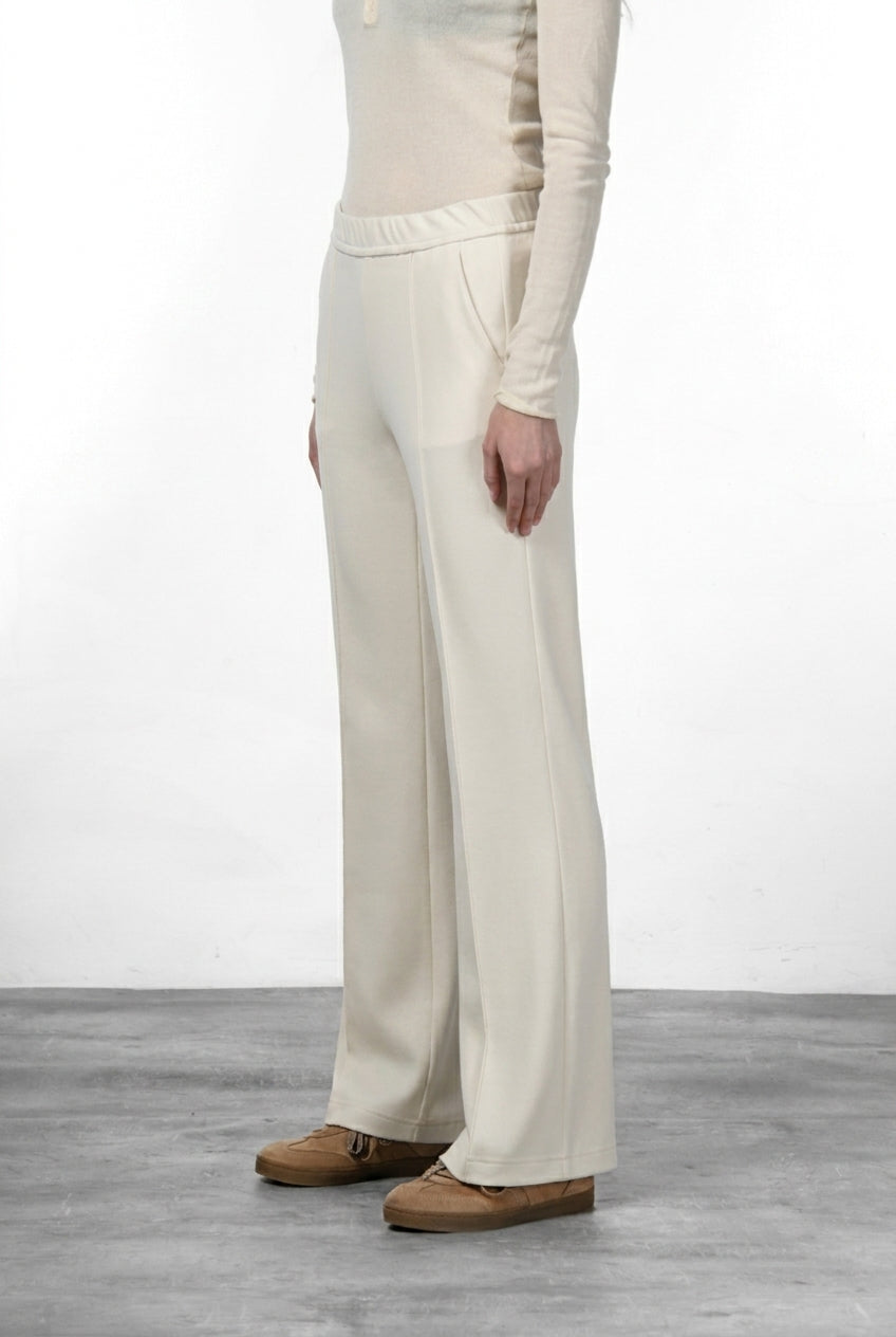 Easy Straight Chinohose für Damen aus Jersey mit straight fit