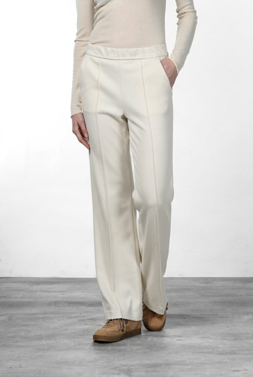Easy Straight Chinohose für Damen aus Jersey mit straight fit