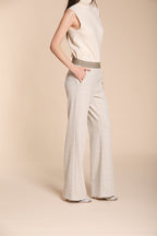 Foto 4 Easy Straight Elax pantalone chino donna in jersey con stampa geometrica straight fit