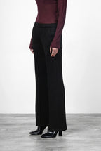 Easy Straight women’s chino pants in knit-effect lurex jersey with straight fit
