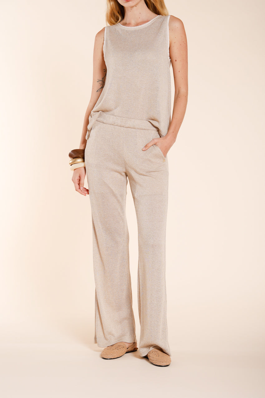 Easy Straight pantalón chino jogger mujer en punto straight fit