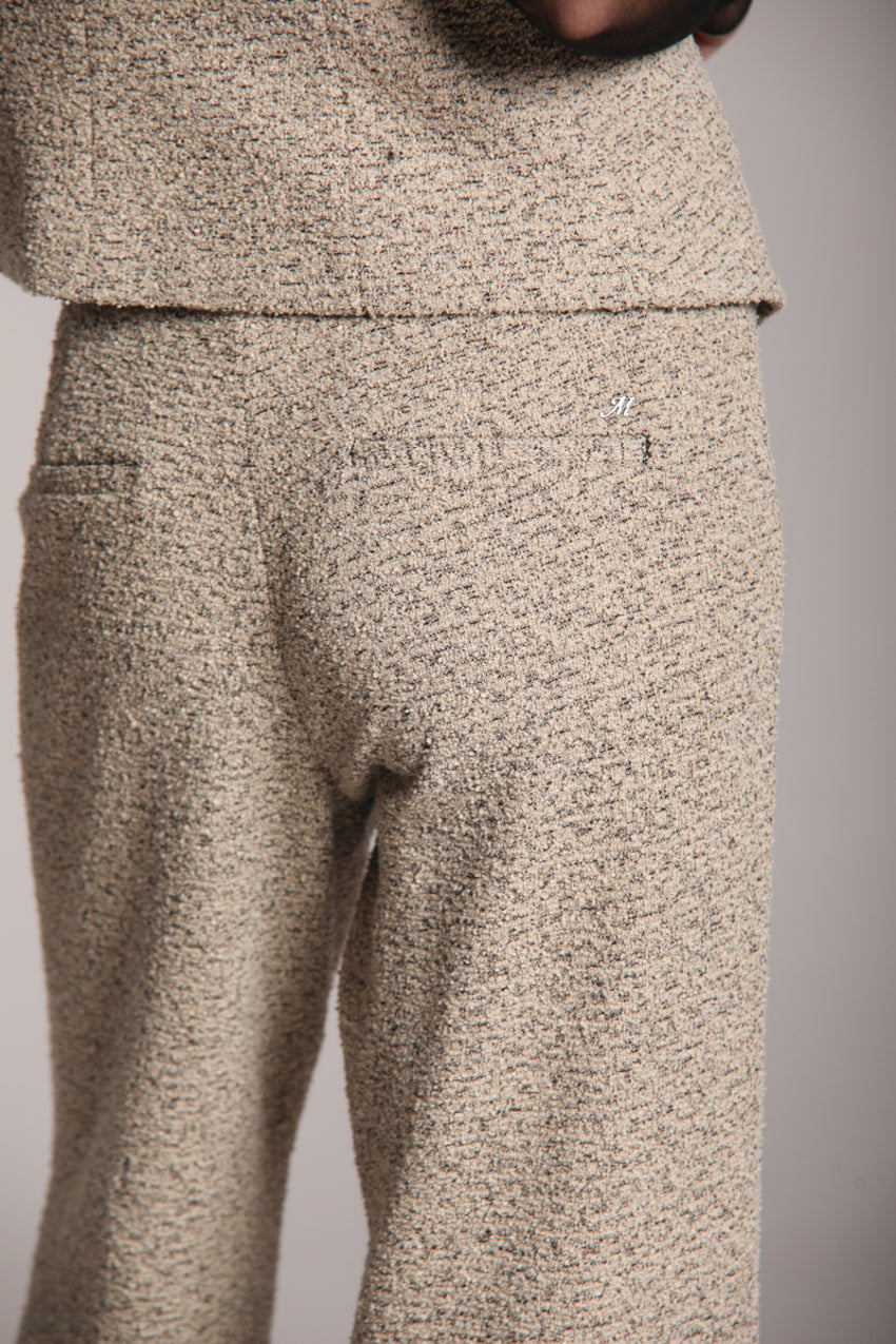 Easy Straight pantalón chino mujer en jersey bouclé straight fit