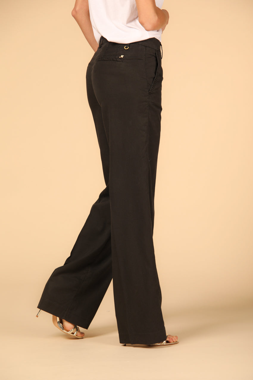 Bild 2 von Damen-Chinohose, Modell New York Straight, in Schwarz von Mason's