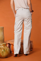 Victoria Damen Cargo-Hose in Stretch-Gabardine Straight Fit