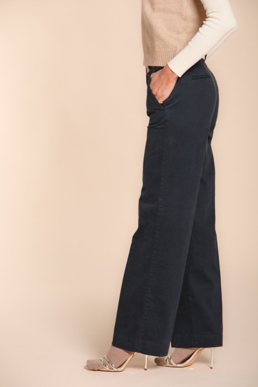 New York Straight pantalón chino mujer en gabardina straight fit
