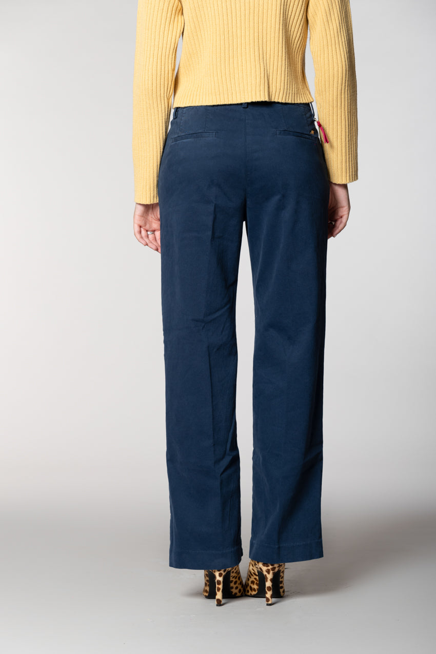 New York Straight pantalon chino femme en gabardine straight fit
