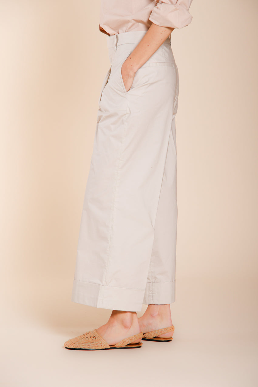 New York Wide Hose Chino Damen aus Fallschirm-Canvas wide leg