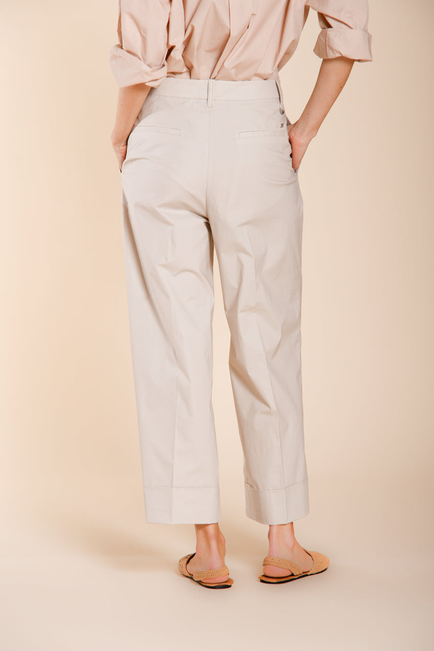 New York Wide Hose Chino Damen aus Fallschirm-Canvas wide leg