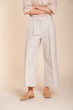 New York Wide women's chino pants in parachute canvas wide leg