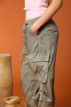 Francis women's Cargo Jogger Pants in modal cotton wide leg