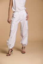 Francis Women's Jogger Cargo Pants in popelin wide leg 