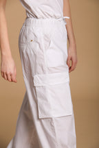 Francis Women's Jogger Cargo Pants in popelin wide leg 