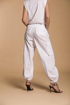 Francis Women's Jogger Cargo Pants in popelin wide leg 