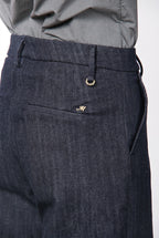 New York Studio Damen-Chinohose aus Stretch-Denim, Straight Fit