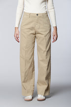 New York Studio women’s chino pants in cotton-wool blend wide leg
