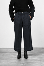 Dallas Wide pantalón chino de mujer en canvas straight fit
