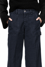 Dallas Wide pantalón chino de mujer en canvas straight fit
