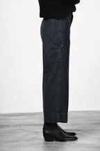 Dallas Wide pantalón chino de mujer en canvas straight fit
