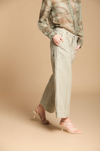 Dallas Wide pantaloni cargo donna in saten wide leg