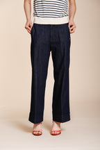 New York Studio Cropped City women's chino pants in denim straight fit