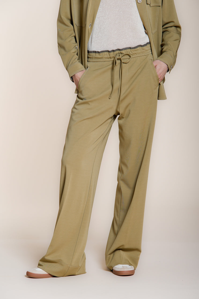 New York Studio Elax Hose Chino Jogger Damen aus Jersey straight fit
