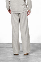 New York Studio Elax women’s chino pants in knit-effect jersey with straight fit