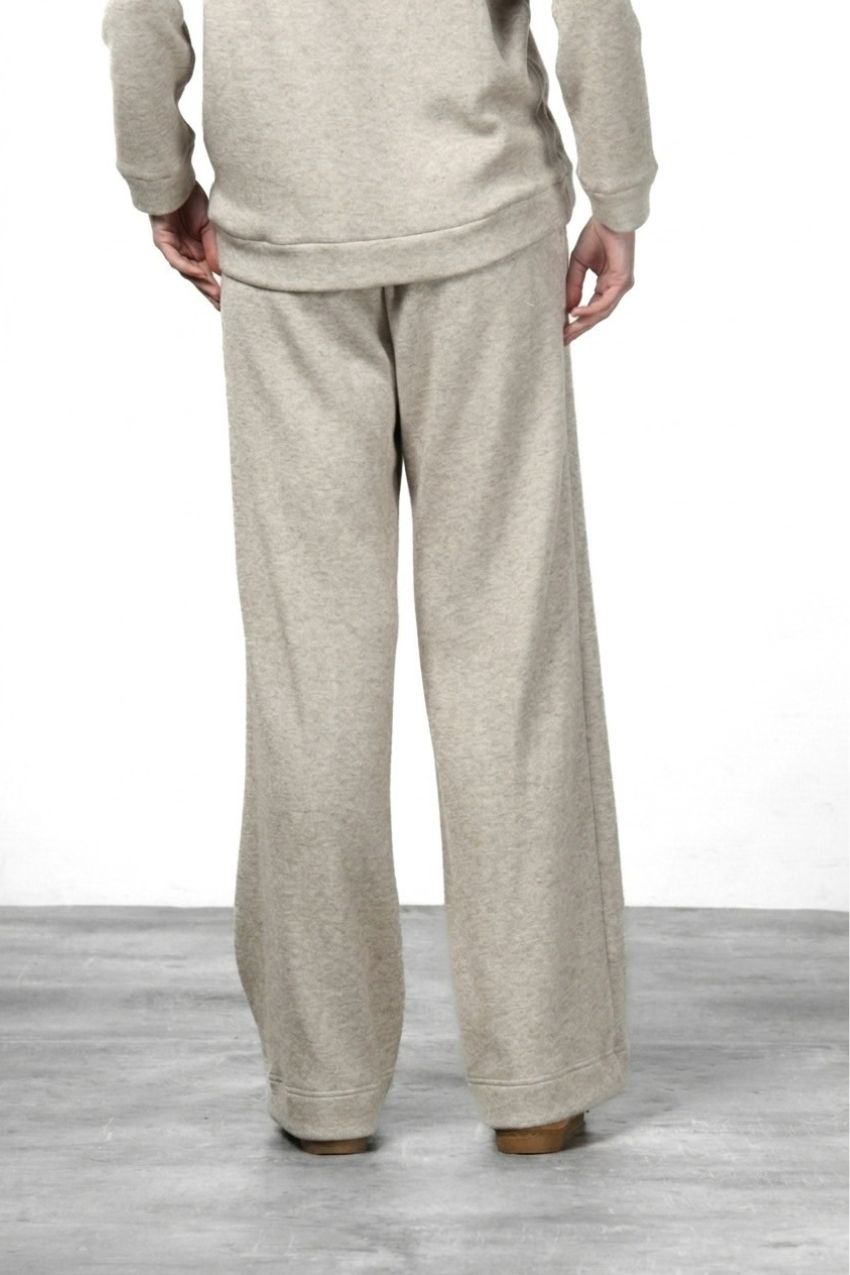 New York Studio Elax pantalón chino de mujer en jersey efecto punto straight fit