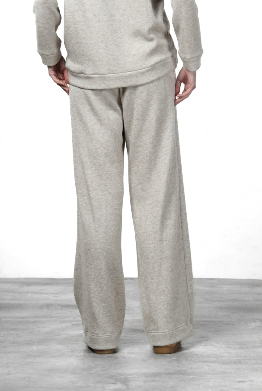 New York Studio Elax Chinohose für Damen aus Jersey mit Strickeffekt und straight fit