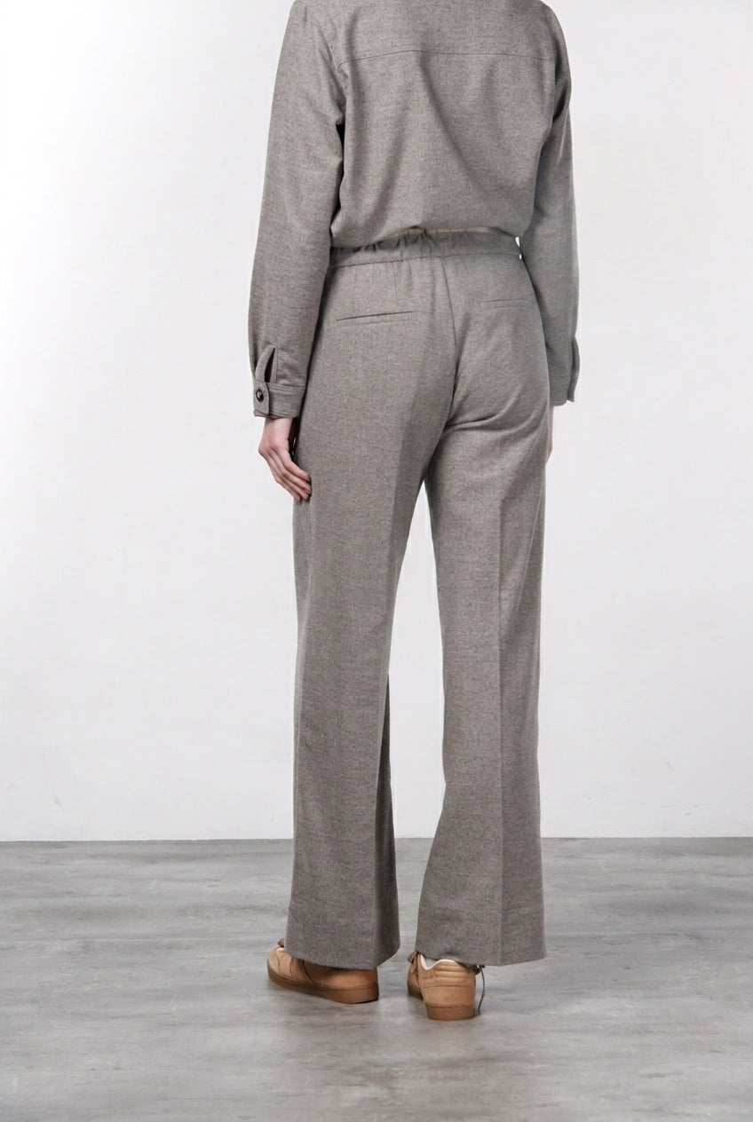 New York Studio Elax women’s chino pants in wool with straight fit