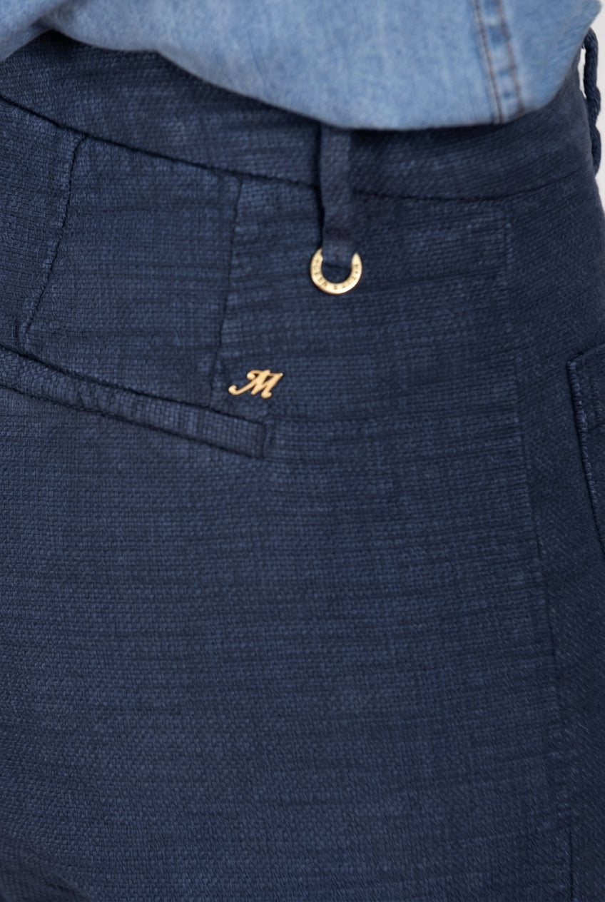 New York Studio Cropped pantalone chino donna in stuoia straight fit